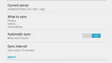Captura de tela de DAEMON Sync 7