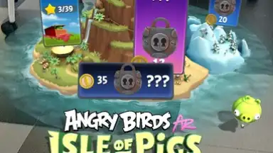 Captura de tela de Angry Birds AR: Isle of Pigs 2