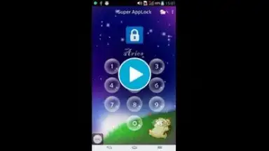 Captura de tela de AppLock Theme Aries 1