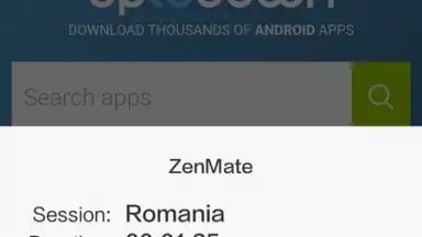 Captura de tela de ZenMate 1