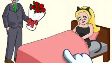 Captura de tela de Naughty Puzzle: Tricky Test 8
