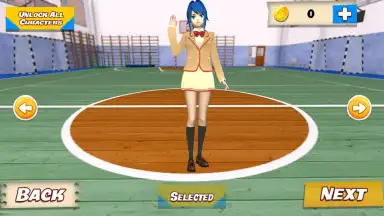 Captura de tela de Anime High School Girl 8