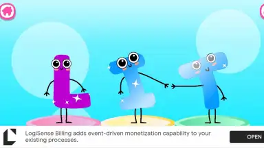 Captura de tela de Bini ABC Games! Phonics 4 Kids 10