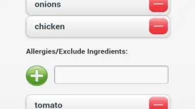 Captura de tela de Recipes by Ingredients 1