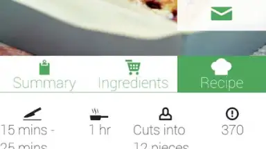 Captura de tela de 100 cakes & bakes recipes 1