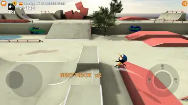 Captura de tela de Stickman Skate Battle 3