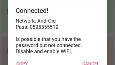 Captura de tela de WiFi Dumpper 3