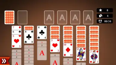 Captura de tela de Пасьянс «Косынка» 9