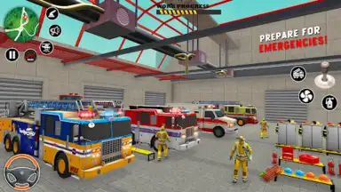 Captura de tela de Rescue Fire Truck Simulator 3D 2