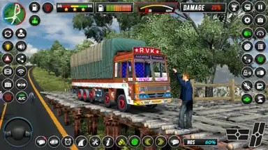 Captura de tela de Indian Truck Cargo Lorry Games 6