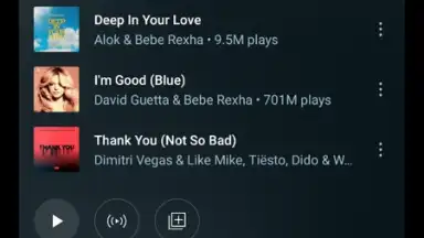 Captura de tela de YouTube Music 9