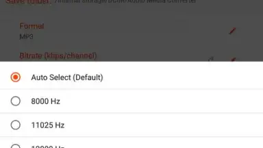 Captura de tela de Audio Converter 7