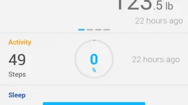 Captura de tela de Withings Health Mate 5