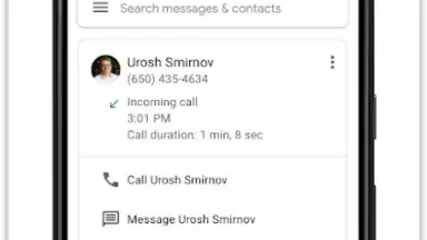 Captura de tela de Google Voice 4