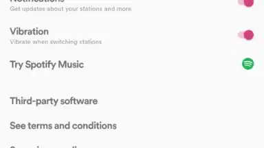 Captura de tela de Spotify Stations 4