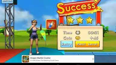Captura de tela de Amazing Run 3D 1