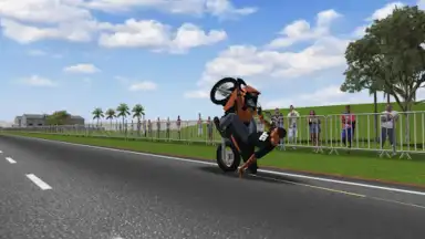 Captura de tela de Moto Wheelie 3D 8