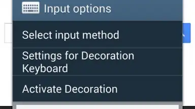 Captura de tela de Decoration Keyboard 2