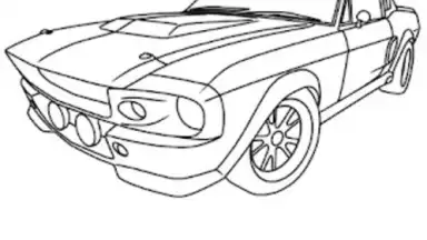 Captura de tela de Draw Cars: Muscle 1