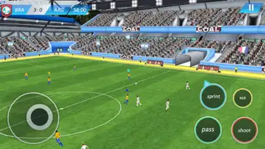 Captura de tela de Football Soccer League Game 3D 9