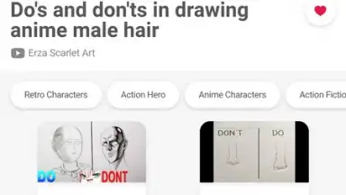 Captura de tela de Learn to draw anime 7