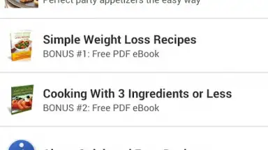 Captura de tela de Quick and Easy Recipes 3