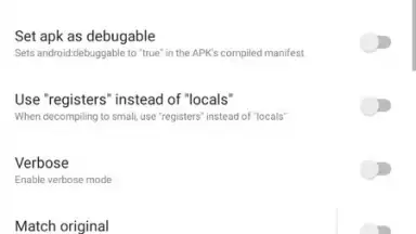 Captura de tela de Apktool M 8