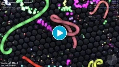 Captura de tela de slither.io 1