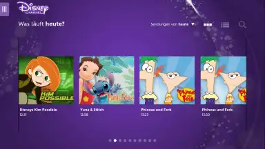 Captura de tela de Disney Channel 5