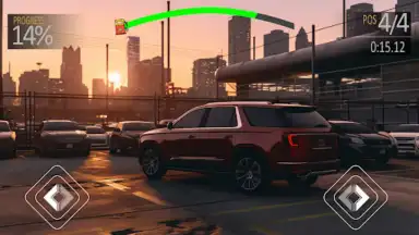 Captura de tela de Offroad Prado Parking Car Game 6