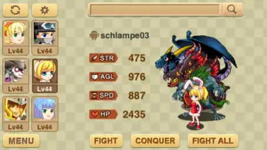 Captura de tela de Avatar Fight HD 7