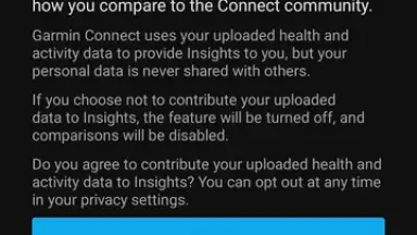 Captura de tela de Garmin Connect 13