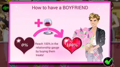 Captura de tela de Star Girl: Valentine Hearts 3