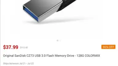 Captura de tela de GearBest 9