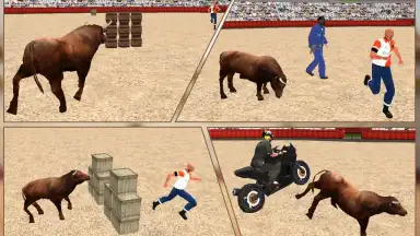 Captura de tela de Angry Bull Attack Arena Sim 3D 13