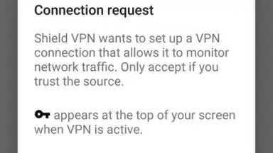 Captura de tela de Shield VPN 5