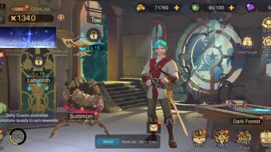 Captura de tela de Wonder Heroes 3