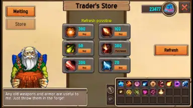Captura de tela de Epic Raiders - Old School RPG 1