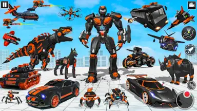 Captura de tela de Dino Robot Game 1
