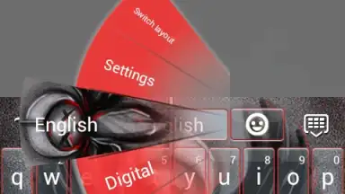 Captura de tela de Emo Angel Keyboard 4