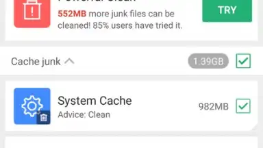 Captura de tela de Clean Master 3