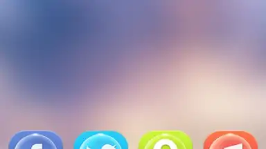 Captura de tela de Clean GO Launcher Theme 4