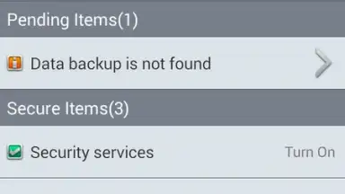 Captura de tela de Comodo Security & Antivirus 5