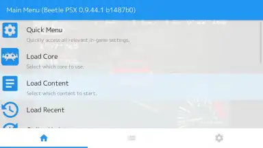 Captura de tela de RetroArch Plus 3