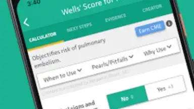 Captura de tela de MDCalc Medical Calculator 2