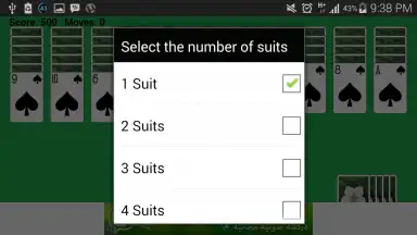 Captura de tela de Spider Solitaire Game 2