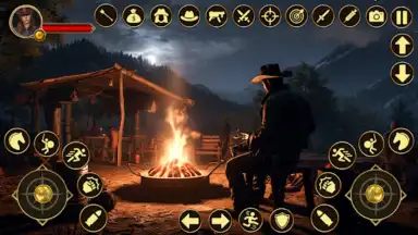 Captura de tela de West Cowboy Games Horse Riding 2