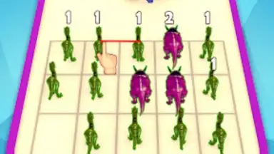 Captura de tela de Dinosaur Merge Battle Fight 5
