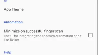 Captura de tela de Remote Fingerprint Unlock 3