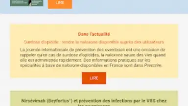 Captura de tela de Application Prescrire 3